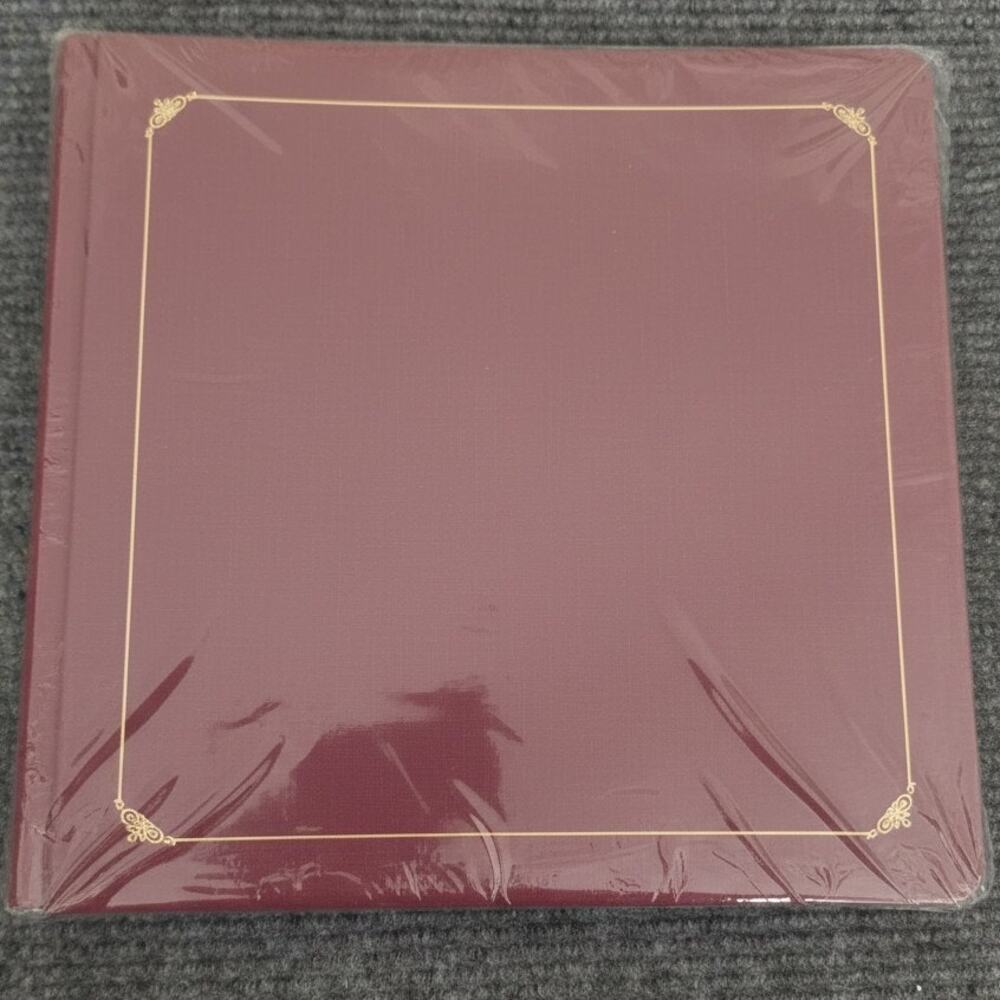 Creative Memories 12x12 Burgundy Album With White Pages